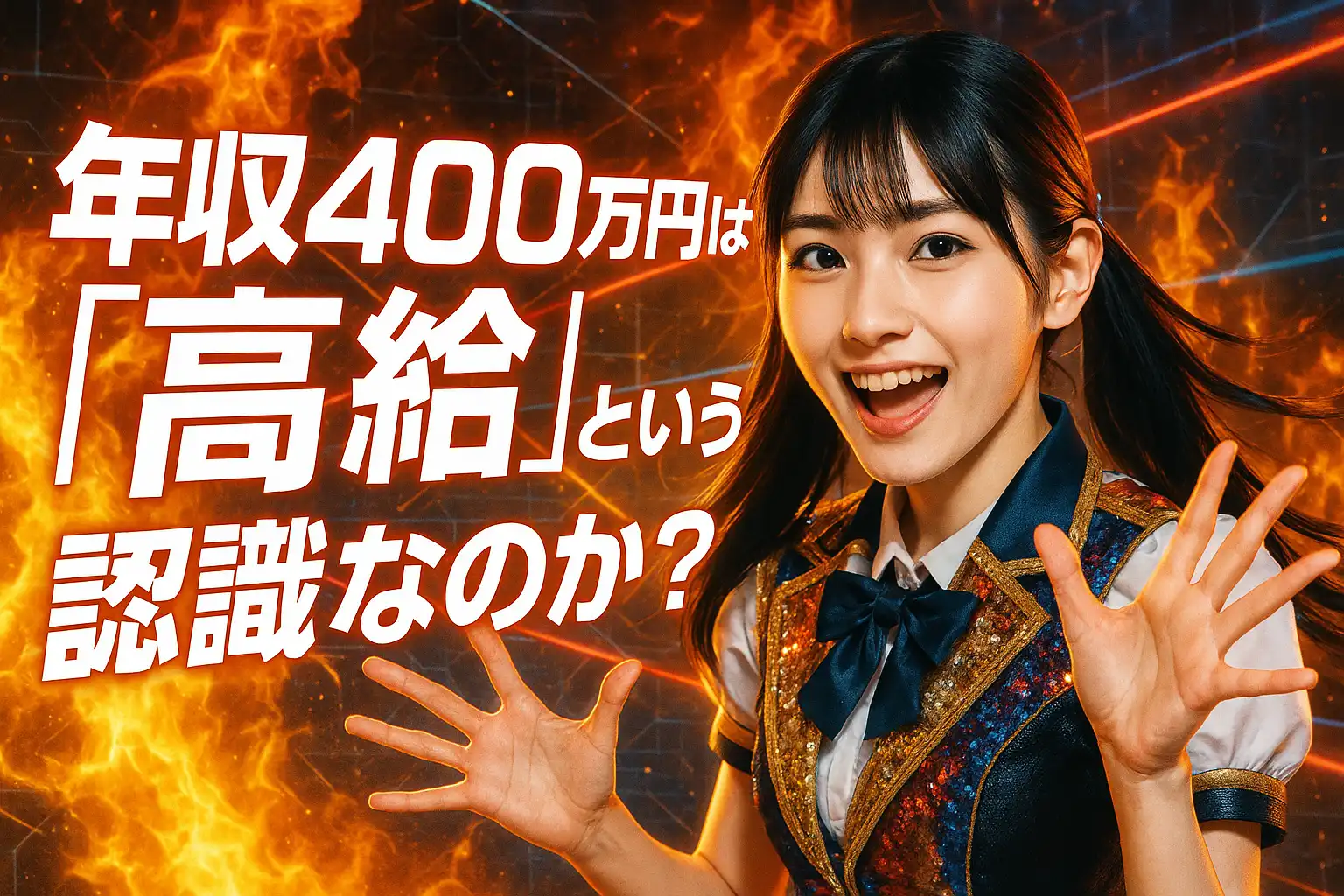 年収400万円は"高給"という認識なのか？