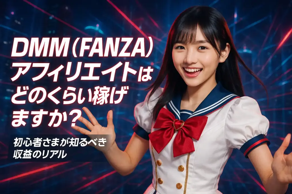 DMM(FANZA)アフィリエイトはどのくらい稼げますか?|初心者さまが知るべき収益のリアル