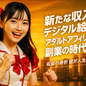 新たな収入源、デジタル給与とアダルトアフィリエイト副業の時代へ｜収益の選択肢が人生を広げる