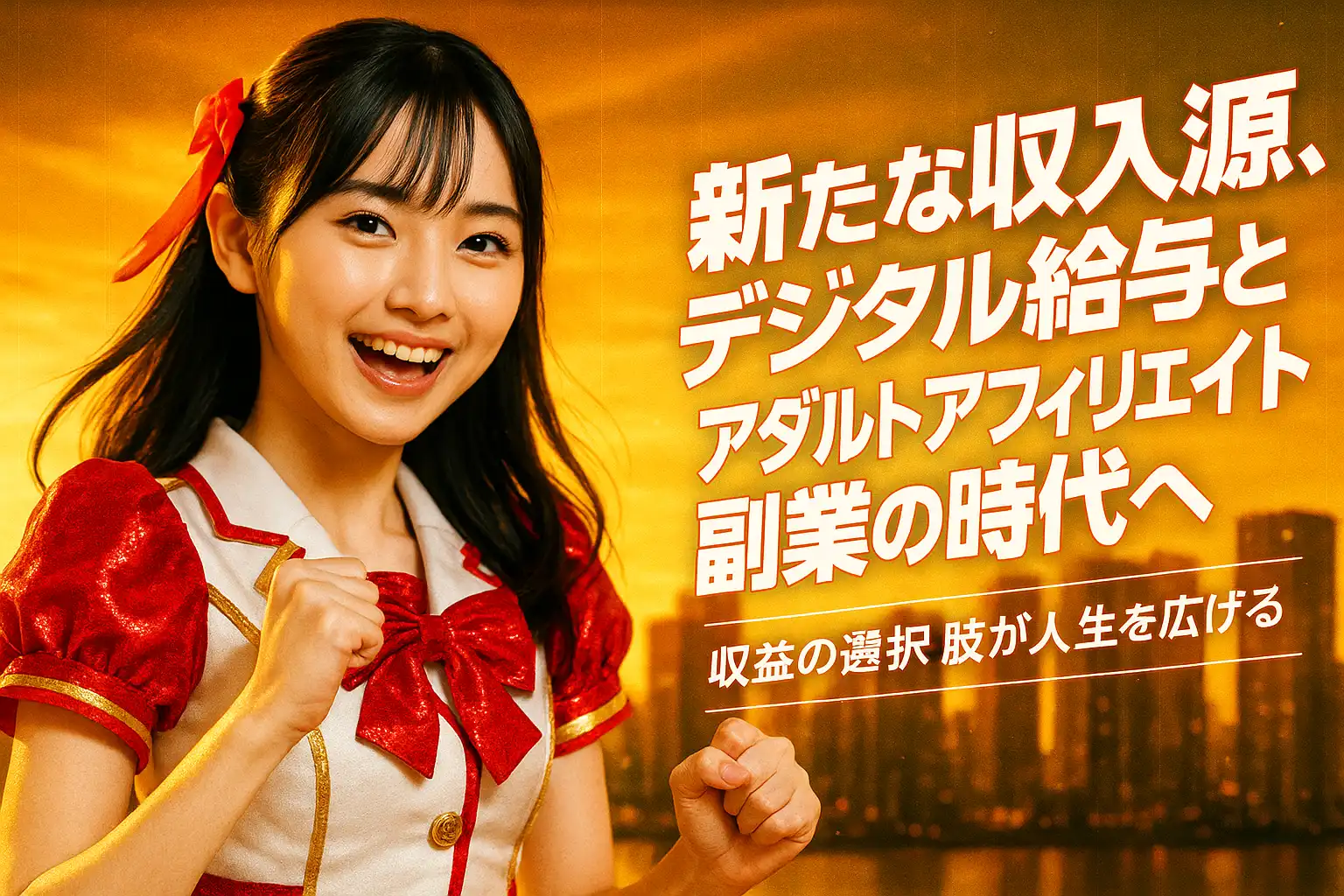 新たな収入源、デジタル給与とアダルトアフィリエイト副業の時代へ｜収益の選択肢が人生を広げる