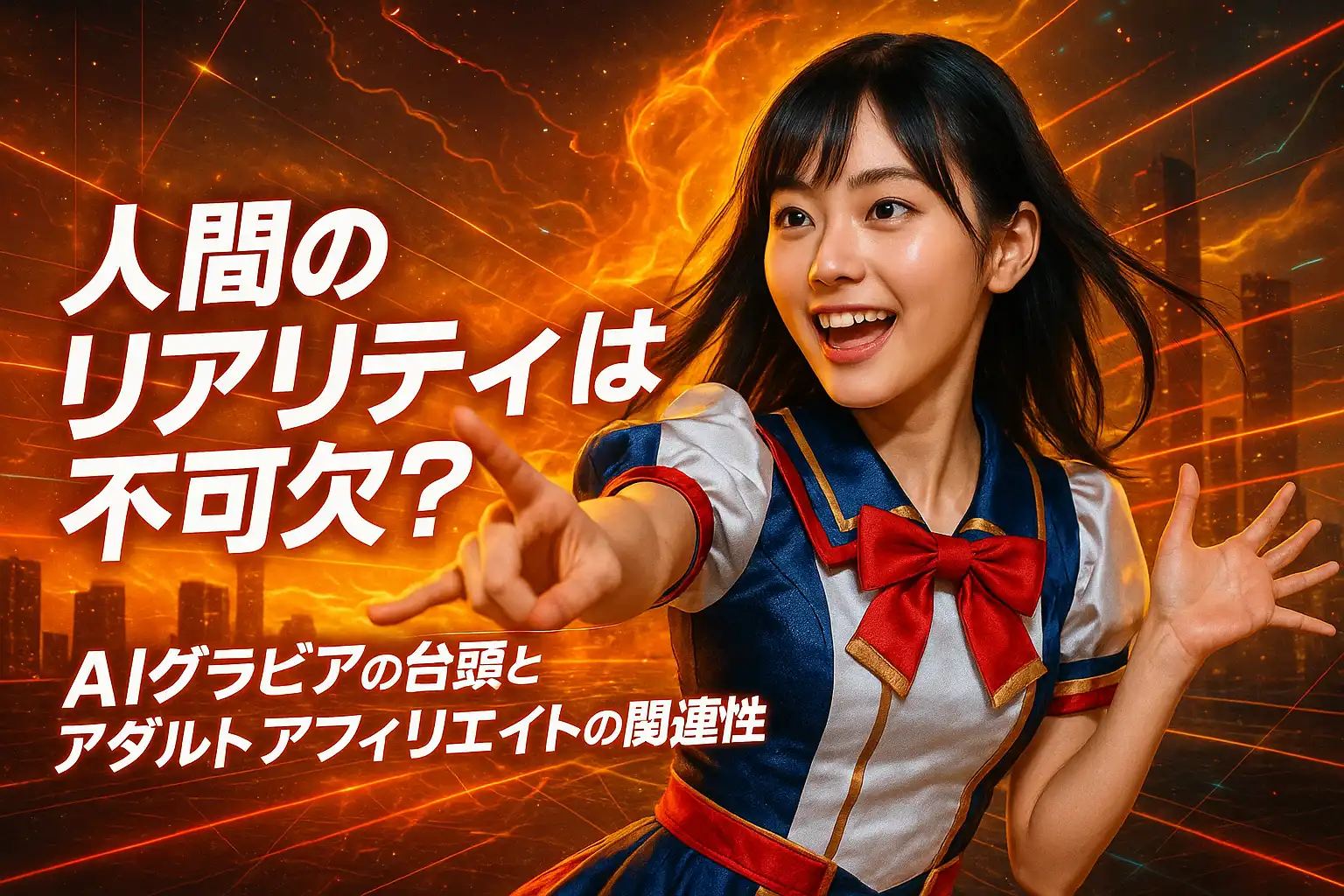 人間のリアリティは不可欠？AIグラビアの台頭とアダルトアフィリエイトの関連性