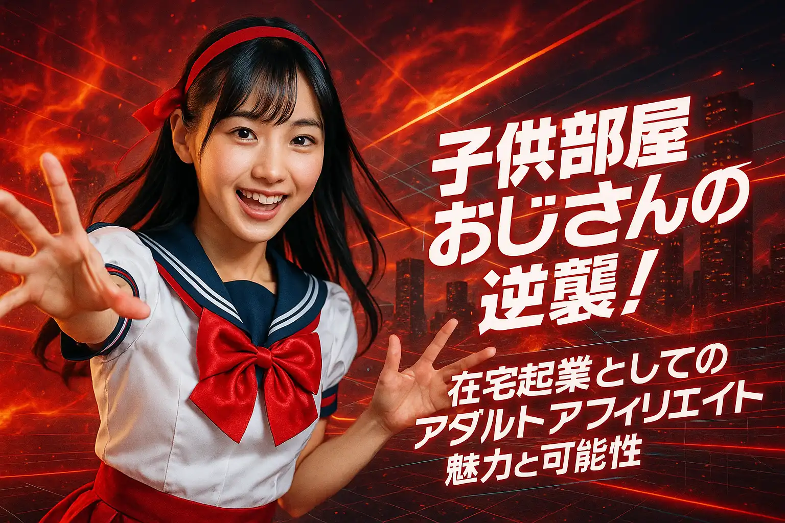 子供部屋おじさんの逆襲！在宅起業としてのアダルトアフィリエイトの魅力と可能性