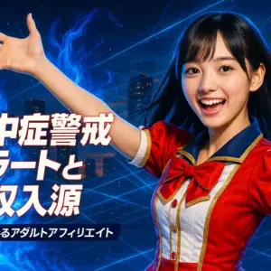 熱中症警戒アラートと副収入源：在宅でできるアダルトアフィリエイト