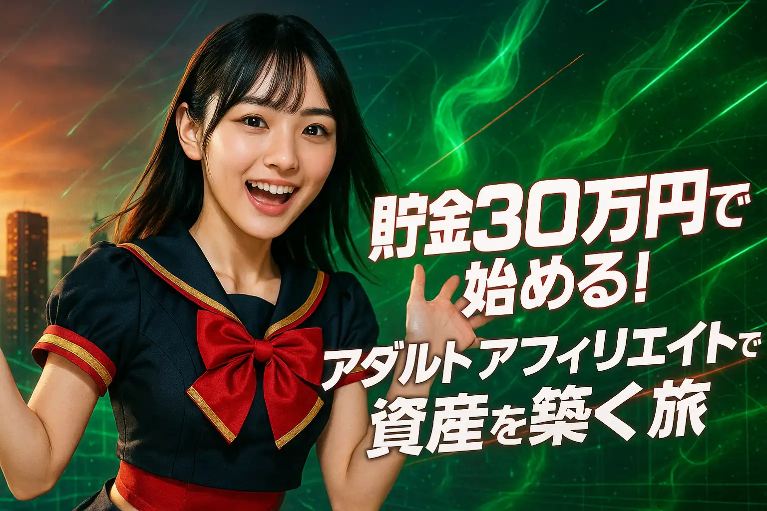 貯金30万円で始める！アダルトアフィリエイトで資産を築く旅
