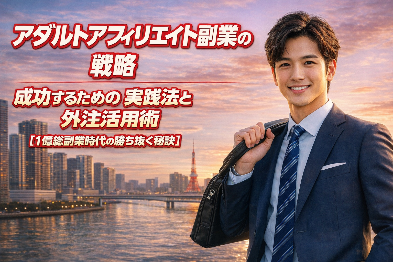 アダルトアフィリエイト副業の戦略｜成功するための実践法と外注活用術【1億総副業時代の勝ち抜く秘訣】