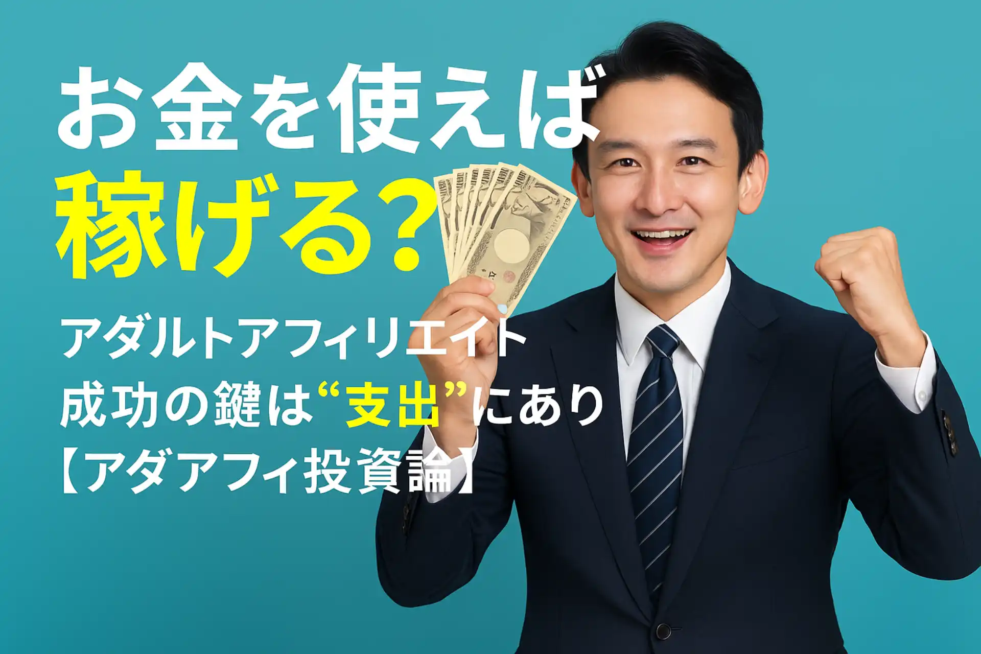 お金を使えば稼げる?アダルトアフィリエイト成功の鍵は“支出”にあり【アダアフィ投資論】