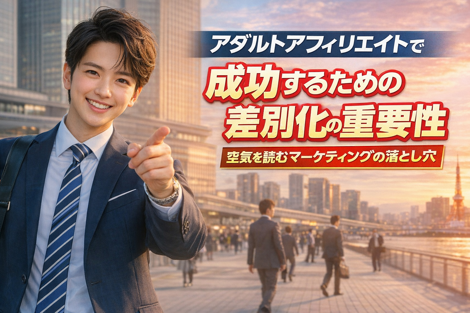 アダルトアフィリエイトで成功するための差別化の重要性と空気を読むマーケティングの落とし穴