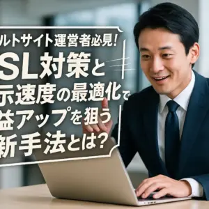 アダルトサイト運営者必見！SSL対策と表示速度の最適化で収益アップを狙う最新手法とは？