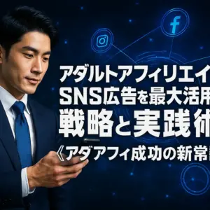 アダルトアフィリエイトでSNS広告を最大活用する戦略と実践術【アダアフィ成功の新常識】