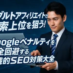 アダルトアフィリエイトで検索上位を狙う！Googleペナルティを完全回避する実践的SEO対策大全