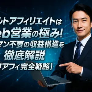 アダルトアフィリエイトはWeb営業の極み！営業マン不要の収益構造を徹底解説【アダアフィ完全戦略】