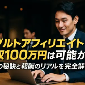 アダルトアフィリエイトで月収100万円は可能か？成功の秘訣と報酬のリアルを完全解説