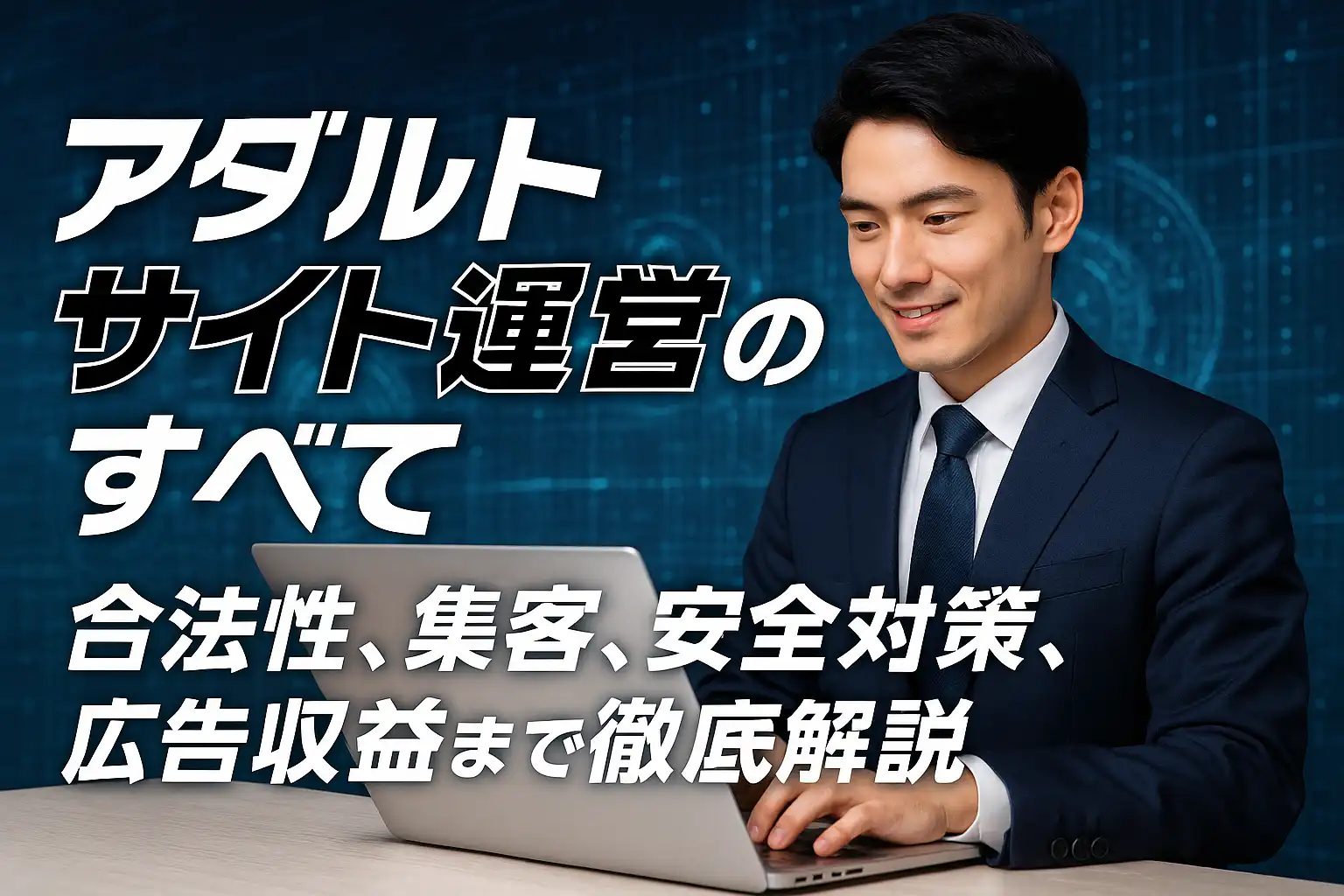 アダルトサイト運営のすべて：合法性、集客、安全対策、広告収益まで徹底解説