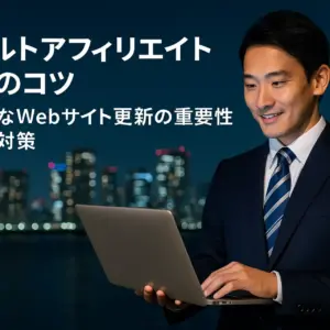 アダルトアフィリエイト運営のコツ｜定期的なWebサイト更新の重要性とSEO対策