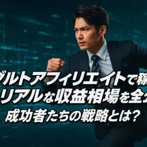 アダルトアフィリエイトで稼げる額とリアルな収益相場を全公開！成功者たちの戦略とは？