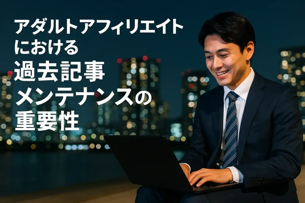 アダルトアフィリエイトにおける過去記事メンテナンスの重要性