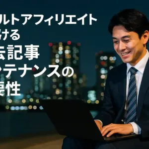アダルトアフィリエイトにおける過去記事メンテナンスの重要性