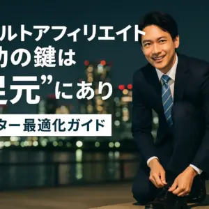 アダルトアフィリエイト成功の鍵は“足元”にあり｜フッター最適化ガイド