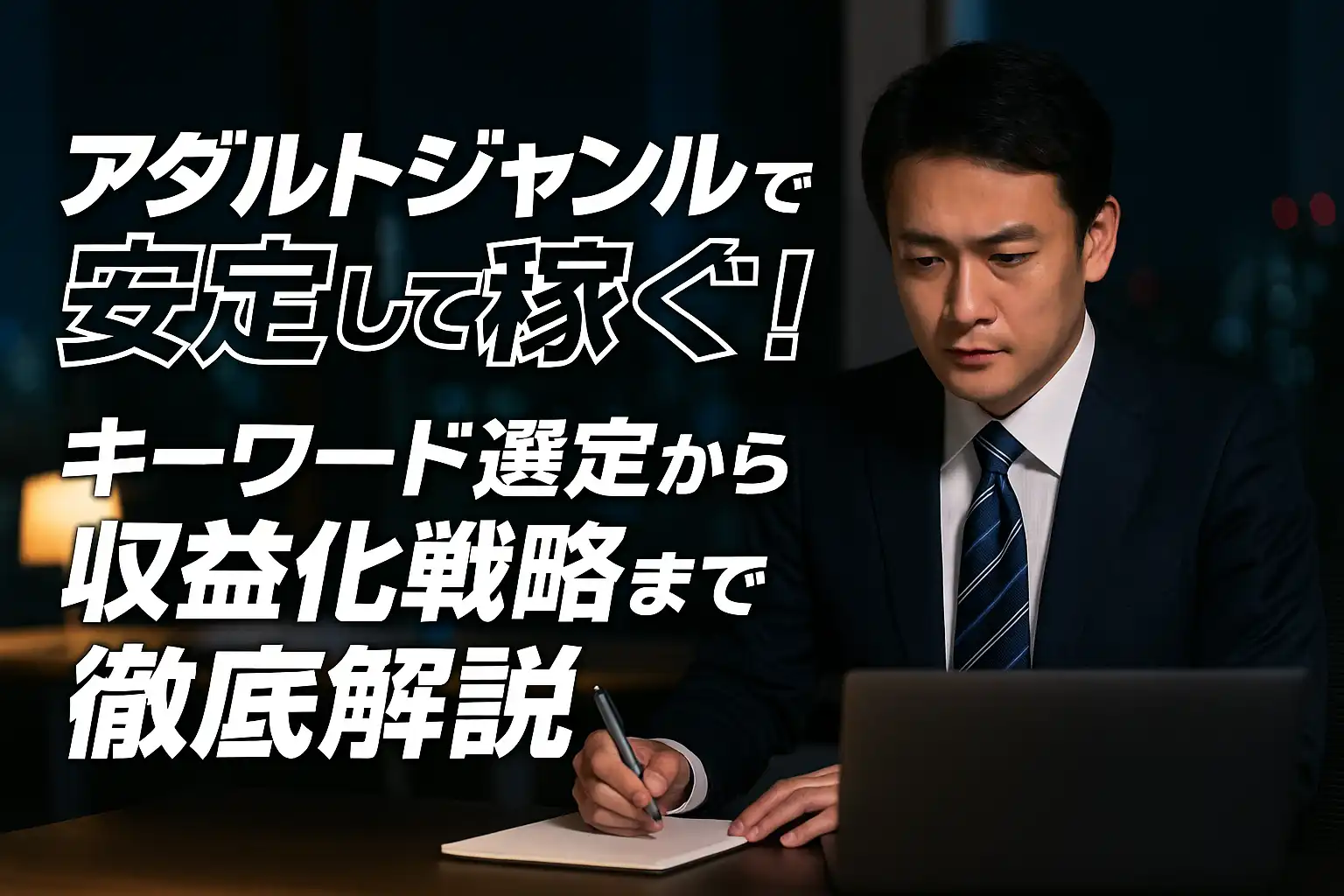 アダルトジャンルで安定して稼ぐ！キーワード選定から収益化戦略まで徹底解説