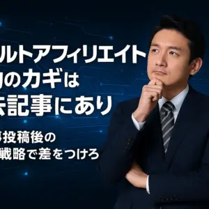 アダルトアフィリエイト成功のカギは過去記事にあり｜新記事投稿後のリンク戦略で差をつけろ