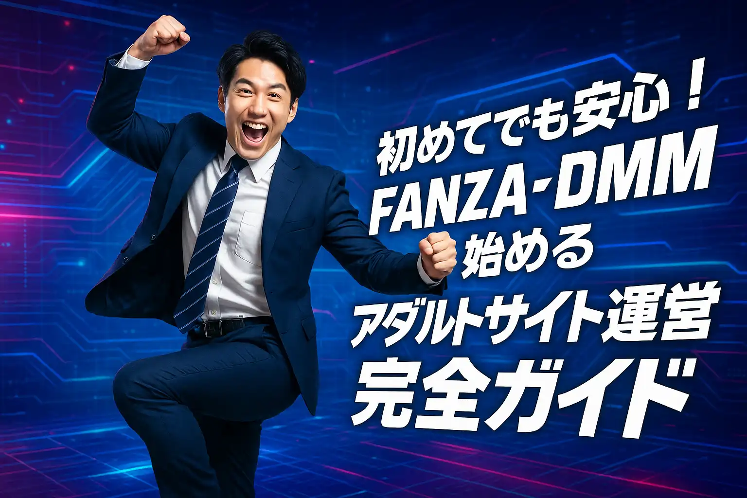 初めてでも安心！FANZA・DMMで始めるアダルトサイト運営完全ガイド