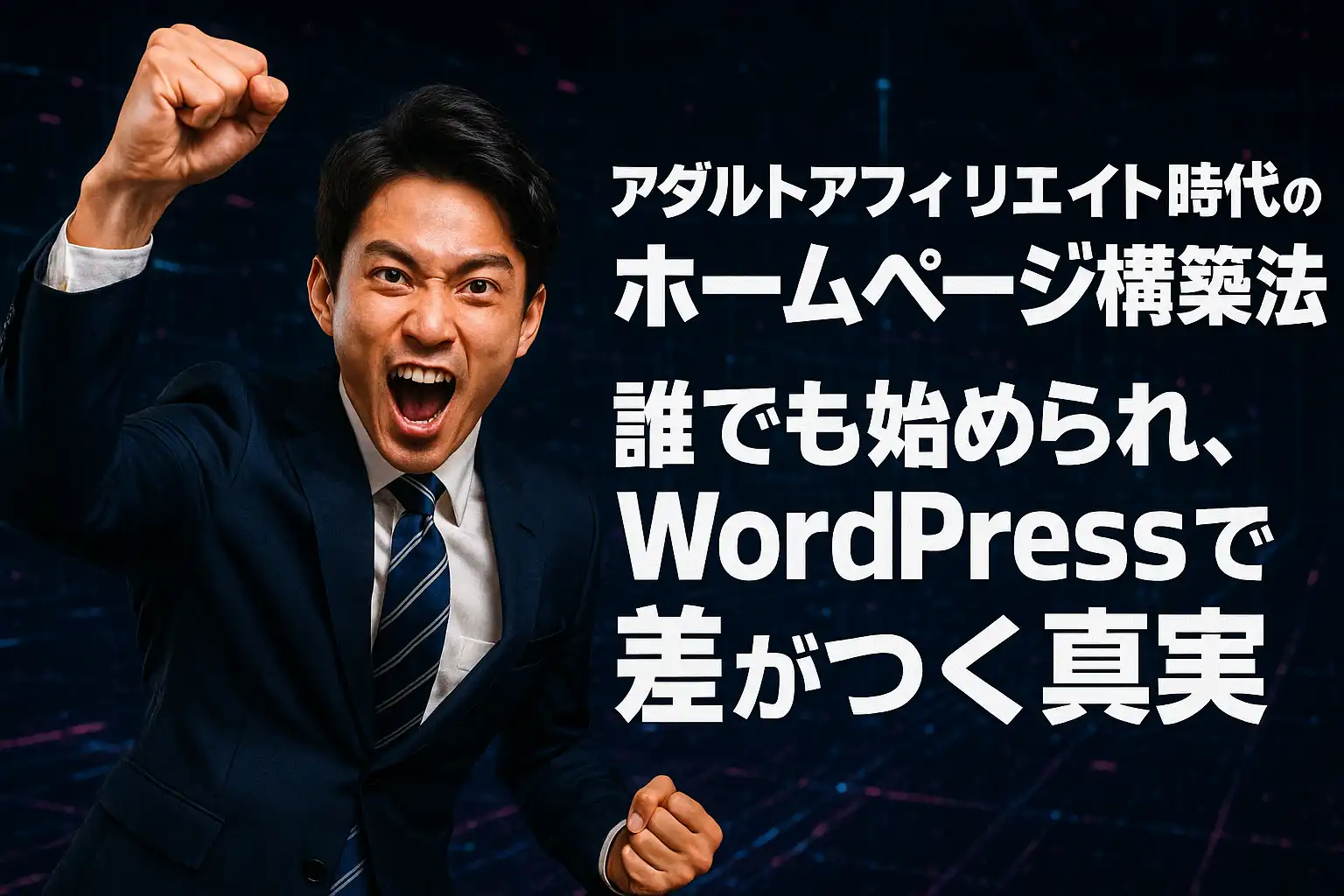 アダルトアフィリエイト時代のホームページ構築法──誰でも始められ、WordPressで差がつく真実