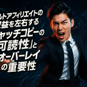 アダルトアフィリエイトの収益を左右する「キャッチコピーの可読性」とオーバーレイの重要性