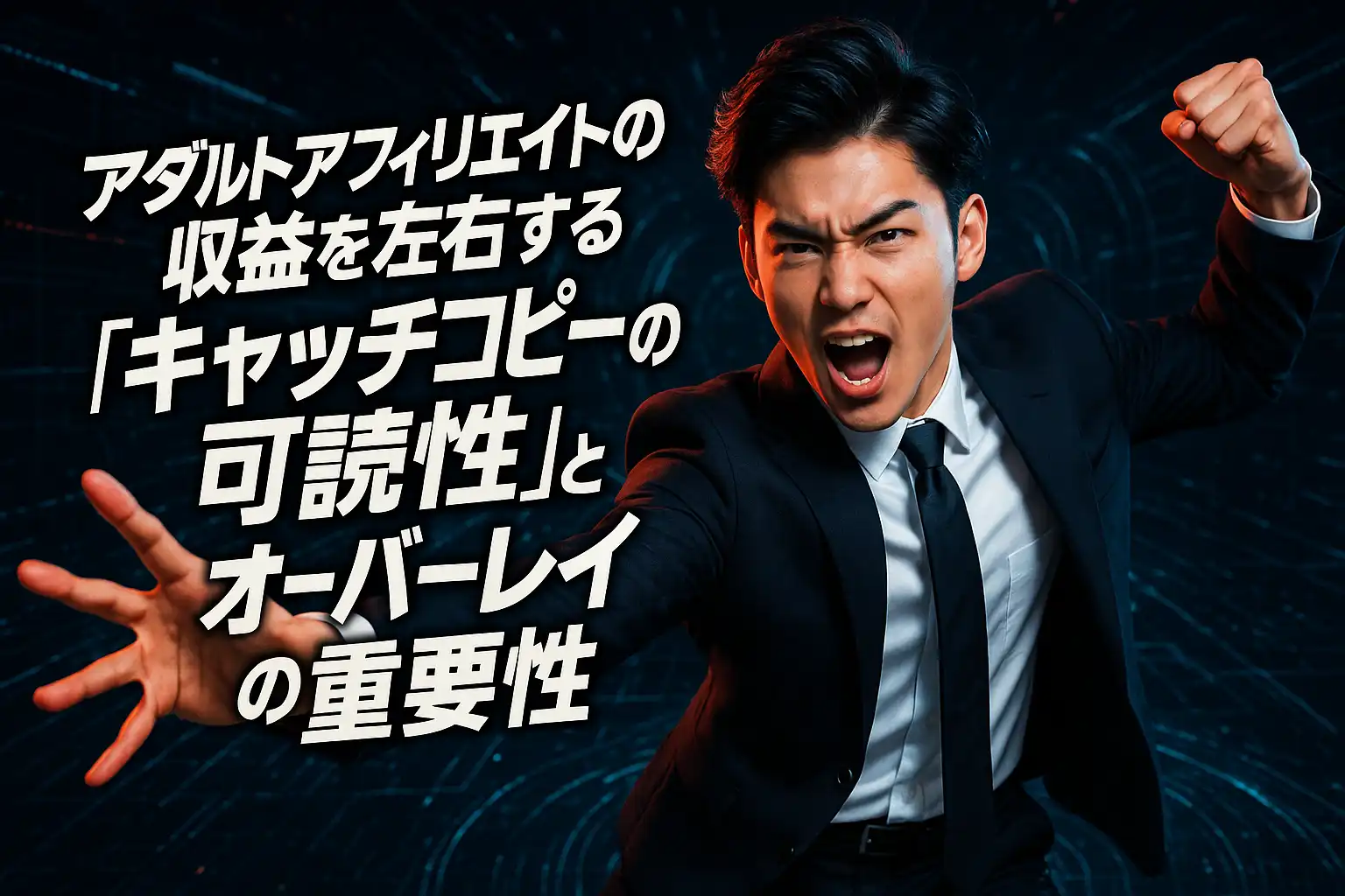 アダルトアフィリエイトの収益を左右する「キャッチコピーの可読性」とオーバーレイの重要性