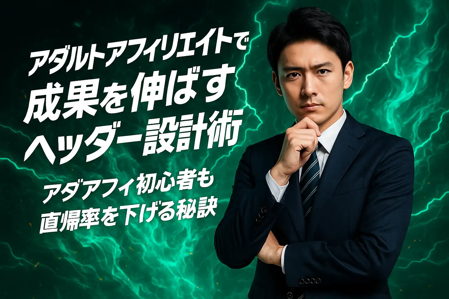 アダルトアフィリエイトで成果を伸ばすヘッダー設計術｜アダアフィ初心者も直帰率を下げる秘訣