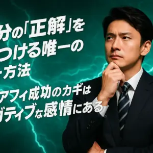 自分の「正解」を見つける唯一の方法｜アダルトアフィリエイト成功のカギはネガティブな感情にある