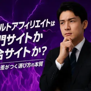 アダルトアフィリエイトは専門サイトか総合サイトか？収益化で差がつく選び方の本質