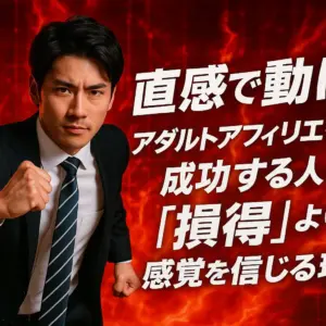 直感で動け！アダルトアフィリエイトで成功する人が「損得」より感覚を信じる理由