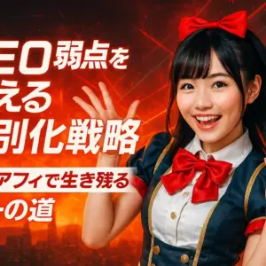 SEOの弱点を超える差別化戦略｜アダルトアフィリエイトで生き残る唯一の方法