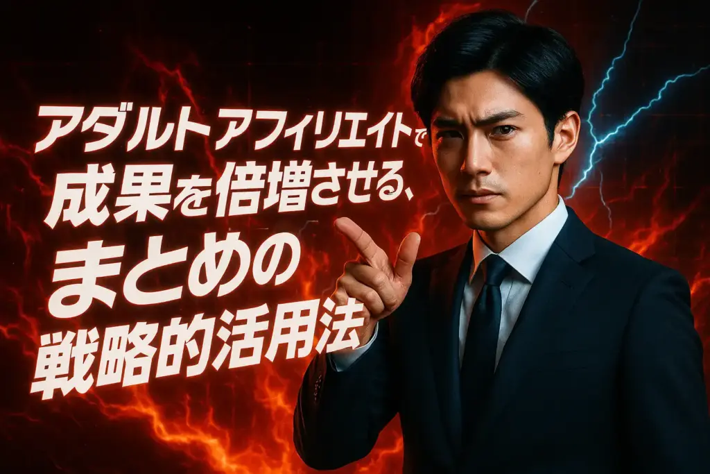 アダルトアフィリエイトで成果を倍増させる「まとめ」の戦略的活用法