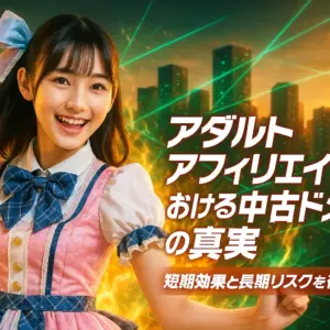 アダルトアフィリエイトにおける中古ドメインの真実|短期効果と長期リスクを徹底考察
