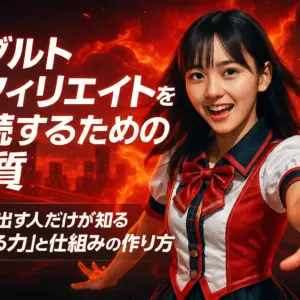 アダルトアフィリエイトを継続するための本質：結果を出す人だけが知る「続ける力」と仕組みの作り方