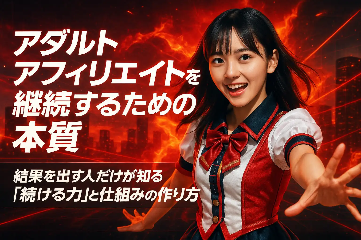 アダルトアフィリエイトを継続するための本質:結果を出す人だけが知る「続ける力」と仕組みの作り方