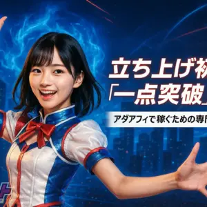 アダルトアフィリエイトの始め方：立ち上げ初期は「一点突破」が鍵｜アダアフィで稼ぐための専門特化戦略