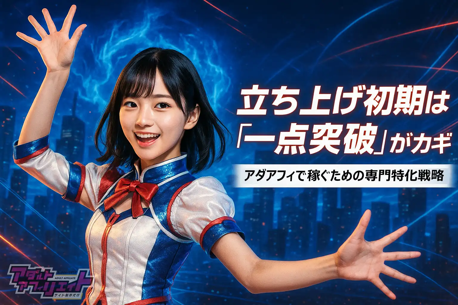 アダルトアフィリエイトの始め方：立ち上げ初期は「一点突破」が鍵｜アダアフィで稼ぐための専門特化戦略