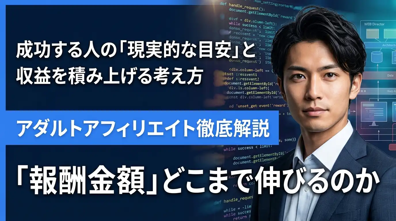 アダルトアフィリエイトで成功する人の報酬金額はどこまで伸びるのか｜現実的な目安と収益を積み上げる考え方を徹底解説