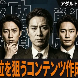 アダルトアフィリエイトで検索上位を狙うコンテンツ作成の極意