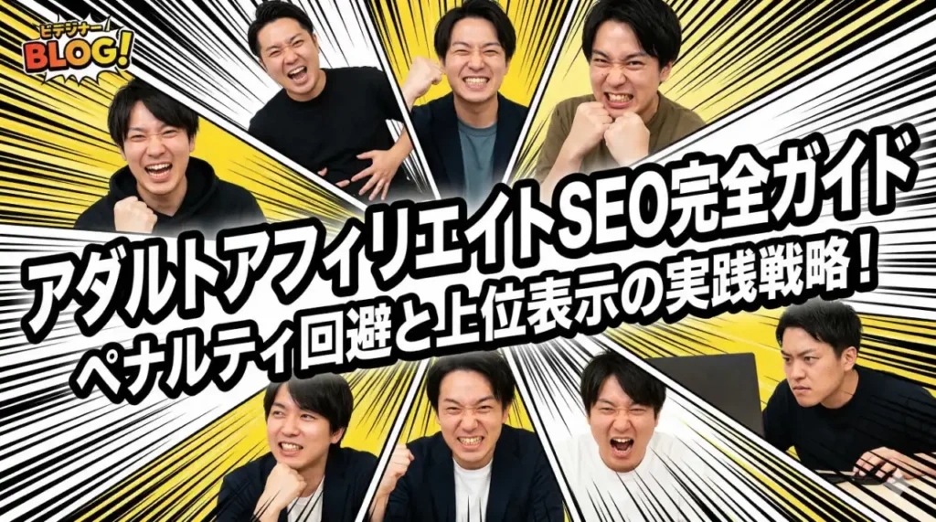 アダルトアフィリエイトSEO完全ガイド｜ペナルティ回避と上位表示の実践戦略